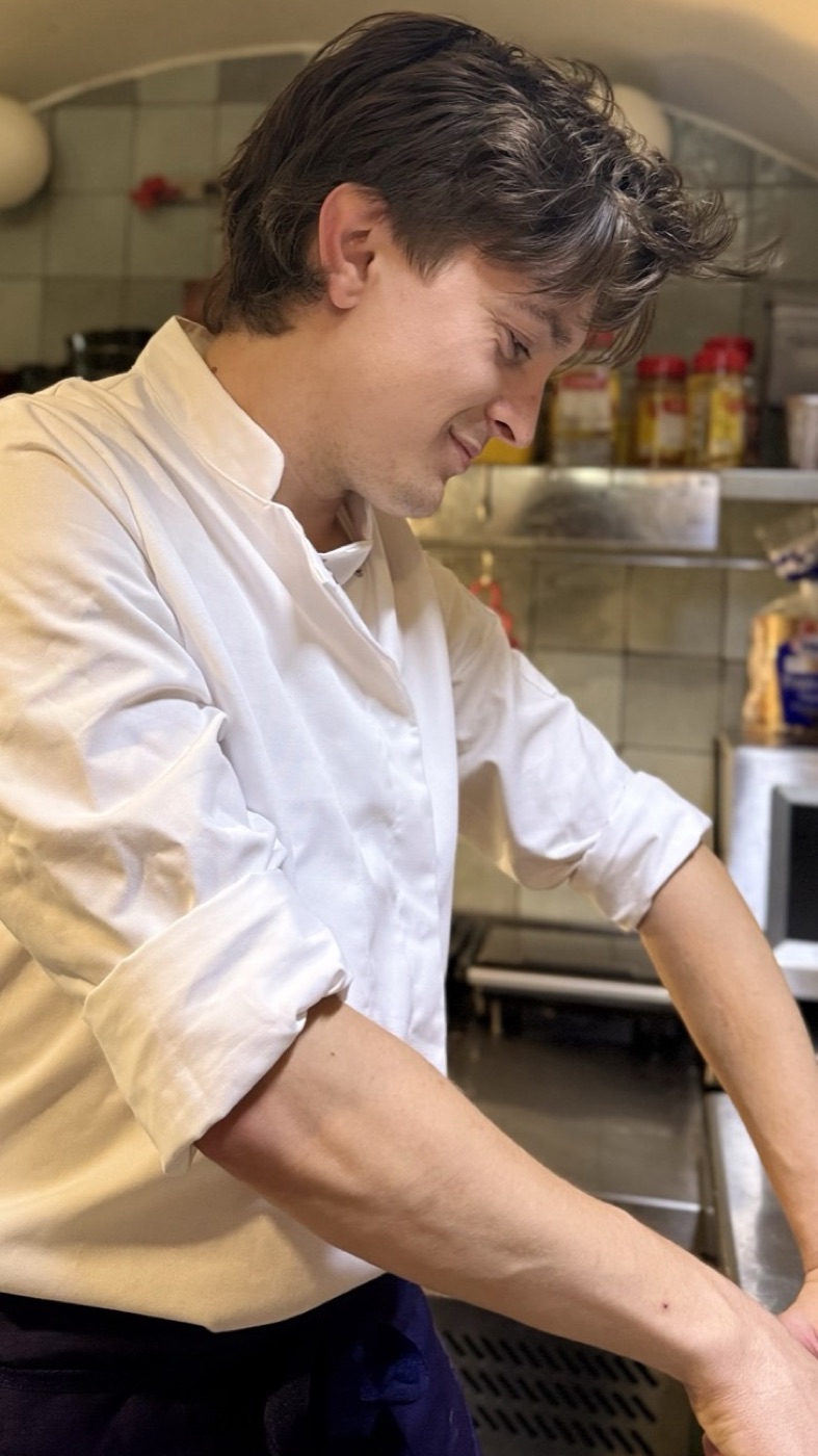 Arthur Barré en cuisine